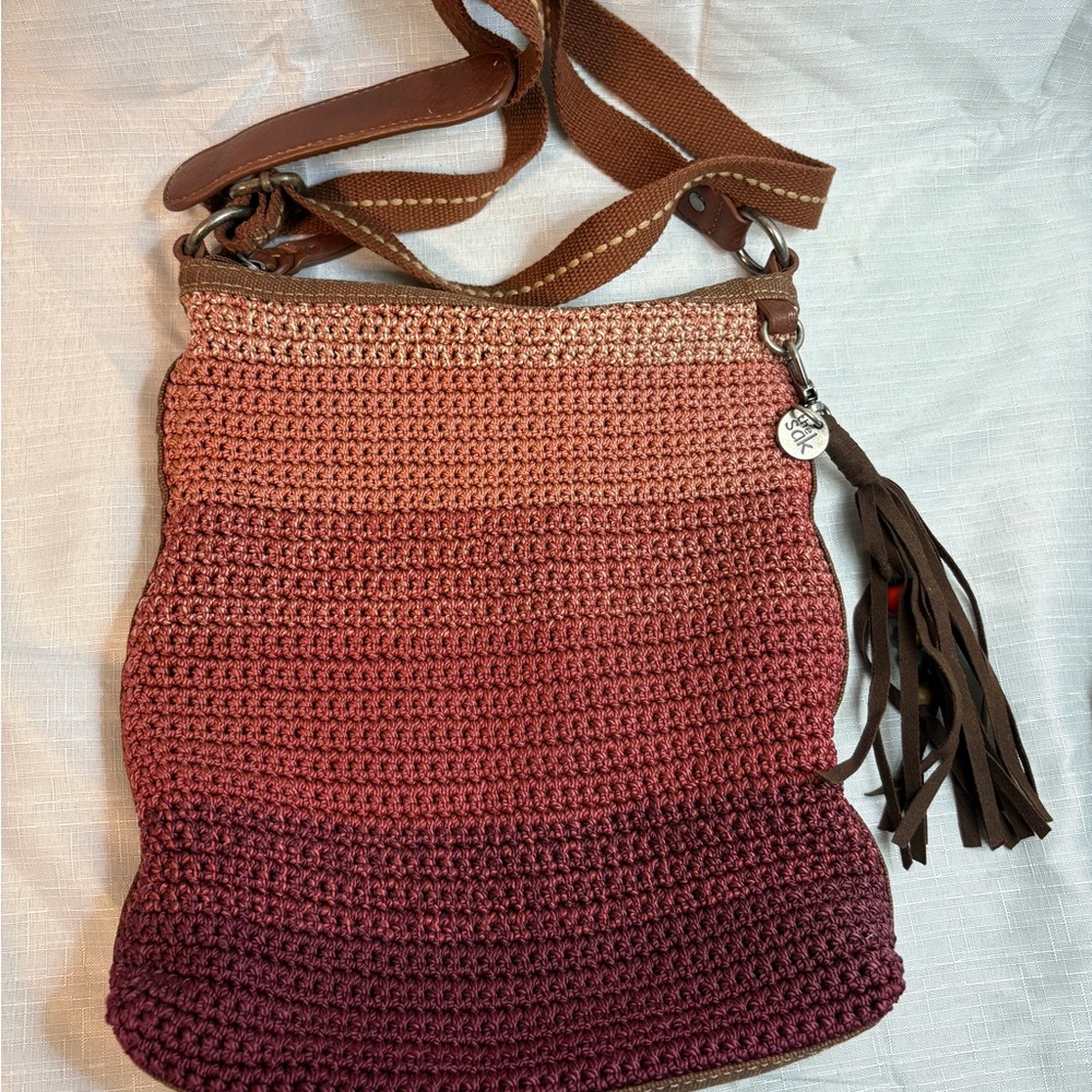 The Sak Multicolor Crochet Crossbody Bag